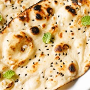 Garlic Naan With Béchamel Sauce