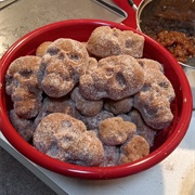 Blueberry Skull Donut