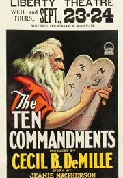 The Ten Commandments (1923)