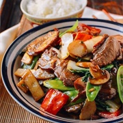 Chinese Roast Pork With Mixed Vegetables