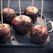 Cookie Coated Caramel Apple