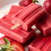 Strawberry Puree Popsicle