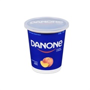 Danone Peach Yogurt