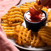 Shredded Carrot Waffle Fries