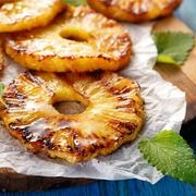 Pineapple Grilled With Condensed Milk