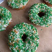 Seven-Shaped Sprinkle Donut