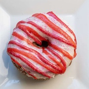 Red Cinnamon Drizzle Donut