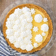 Pie With Whipped Cream