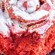 Red Velvet Roll Donut