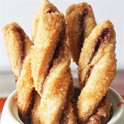 Pie Crust Cinnamon Twists