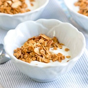 Honey Almond Cinnamon Granola