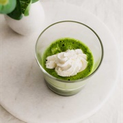 Espresso With Matcha Whipped Cream