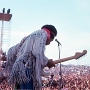 Jimi Hendrix Plays the Star-Spangled Banner at Woodstock (1969)