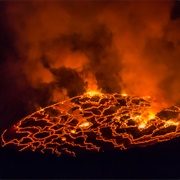 Nyiragongo Lava Lake, Democratic Republic of Congo