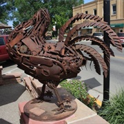 Mike the Headless Chicken Statue, Colorado