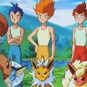 40. the Battling Eevee Brothers