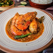 Prawn Curry With Darkened Cinnamon