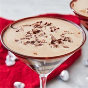 Adult Chocolate Cream Soda (Cream Soda, Creme De Cacao, Pouring Cream, Chocolate Flakes)