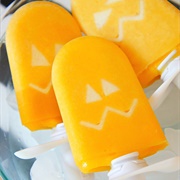 Jack-O-Lantern Popsicle