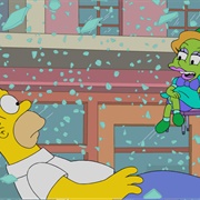 S34.E22: Homer&#39;s Adventures Through the Windshield Glass