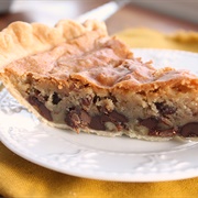 Chocolate Chip-Crusted Pie