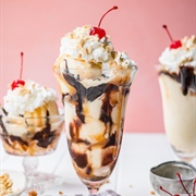 Vanilla Ice Cream Sundae