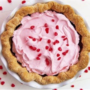 Pie With Red Whipped Cream (Pie With Rocket Whip)