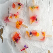 Edible Mini Autumn Leaf Popsicle