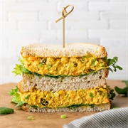 Curried Chickpea Salad Sandwich