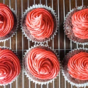 Red Frosted Cupcake