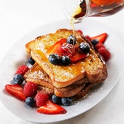 French Toast With Maple Syrup