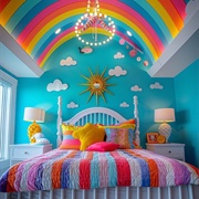 Rainbow Theme Room