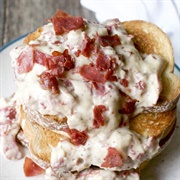 S.O.S. (Shit on a Shingle - Also Known as Chipped Beef on a Shingle, Stuff on a Shingle, Sausage...