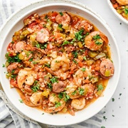 One-Pot Shrimp and Sausage Jambalaya