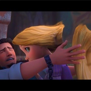 Eugene Cut Rapunzel&#39;s Hair (Tangled)