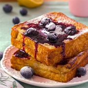 French Toast With Blueberries