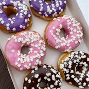 Snowflake Sprinkle Donut