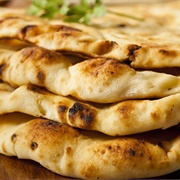 Naan With Cheddar Sauce