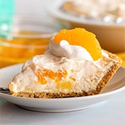 Pie With Orange Whipped Cream (Pie With Scream Cream)