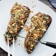 Country Cheese Puff Crusted Steak