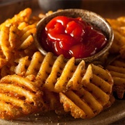 Ketchup Waffle Fries