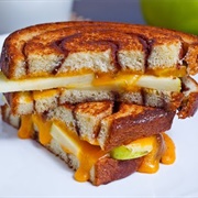 Grilled Cheese on Cheddar Swirl Bread