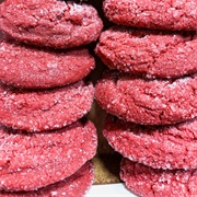 Red Velvet Sugar Crystal Cookie