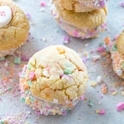 Lemon Candy Heart Cookie