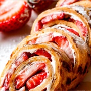 French Toast With Candy Pinwheels (French Toast With Cinco Swirls)