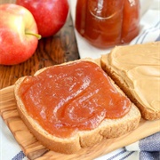 Apple Butter and Nut Butter Sandwich