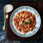 Orecchiette With Tomato Sauce