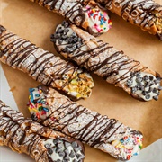 Striped-Shell Cannoli (Harvest-Stripe Shell Cannoli)