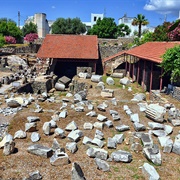 Mausoleum at Halicarnassus Ruins, Turkey