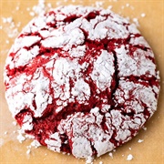 Red Velvet Citrus Zest Cookie